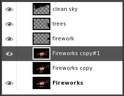 final touches in different layers