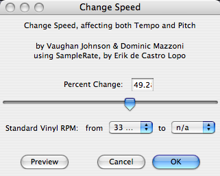 audacity change speed