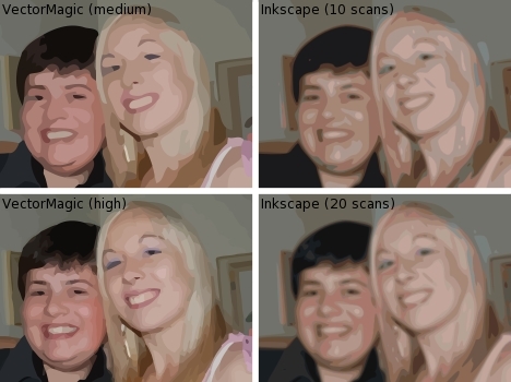 Bitmap to Vector Photo Comparison