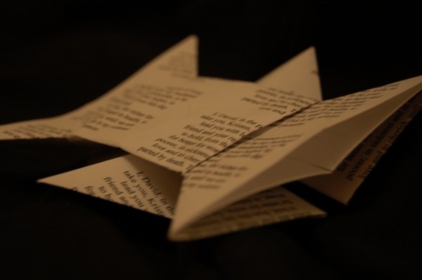 Origami and wedding vows