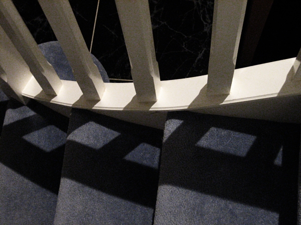 Shadow on the stairs