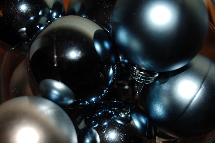 Blue baubles