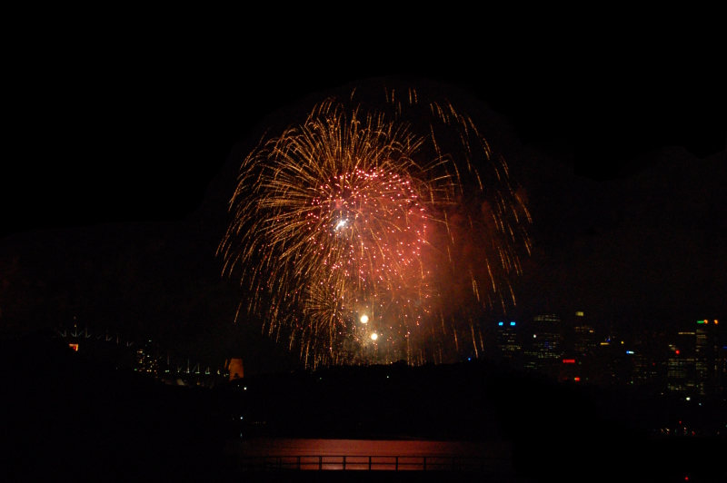 New Year's fireworks 2007