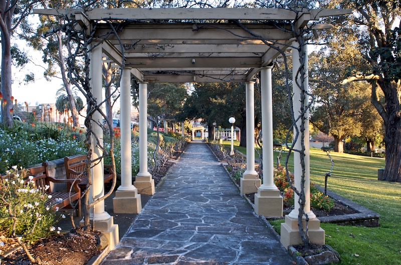 Arched path Arched path