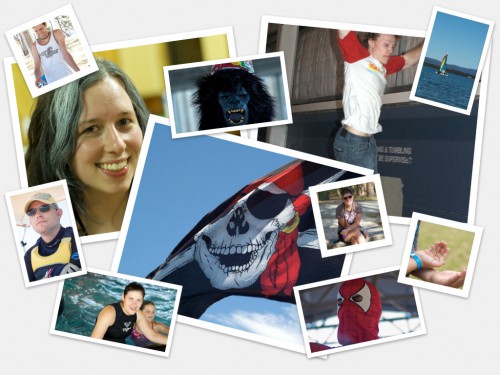 Photovisi collage of recent sailing camp photos