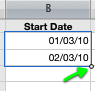 autofill date