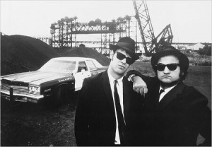 Elwood and Jake Blues, the Blues Brothers