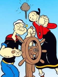 Popeye and Olive Oyl