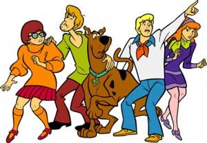 Velma, Shaggy, Freddie or Daphne from Scooby-Doo
