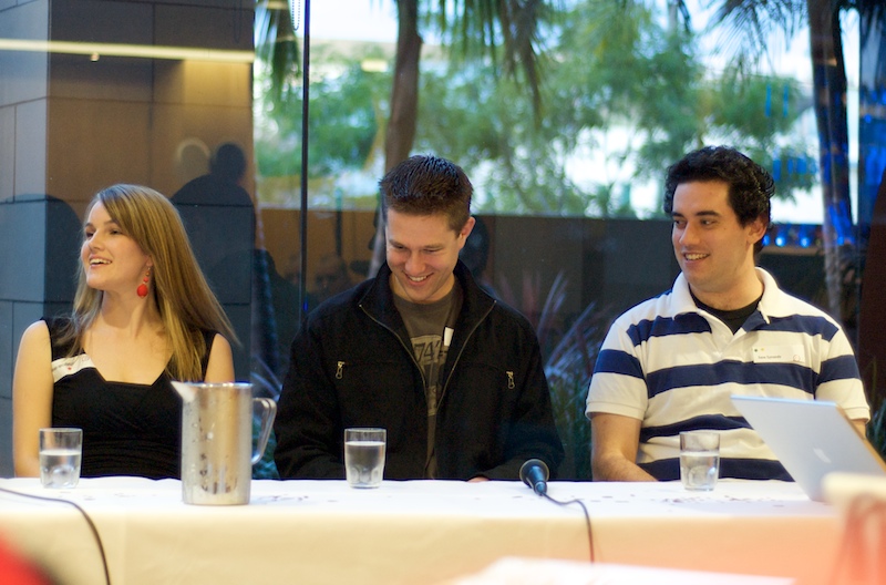 Fervr Launch Panel (left to right) Alison opdeVeigh, Dave Parker, Dave Symonds