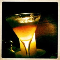 Lychee cocktail at Clarences