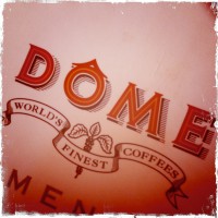 Dome logo on menu