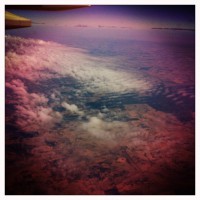 Pink WA from the air