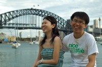 kevinlimin7 Lavender Bay in front of the Harbour bridge