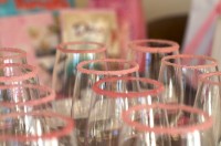 Pink sugared glasses