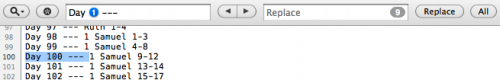 Search and replace with wildcard in Coda Coda search and replace with wildcard
